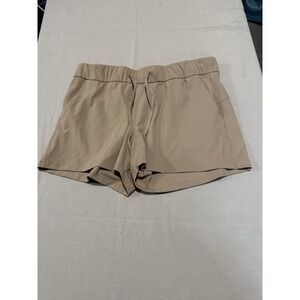 Zyia Active Women Sz XXL Tan Beige Athletic Gym Exercise Drawstring Short